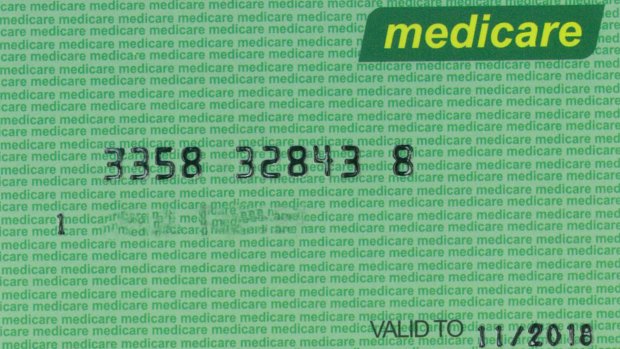 The fake Medicare card obtained from a manufacturer in China.