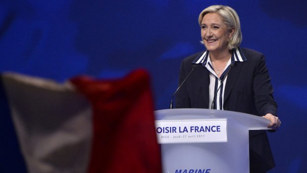 Former National Front Party Leader and Presidential Candidate Marine Le Pen.