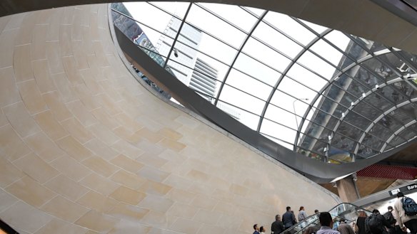 Wynard Walk has capacity to handle 20,000 people an hour.