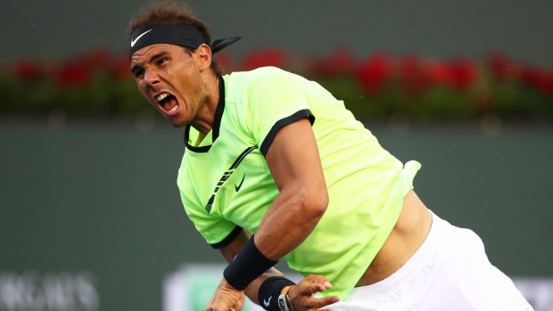 Moving on: Rafael Nadal is into the fourth round. 
