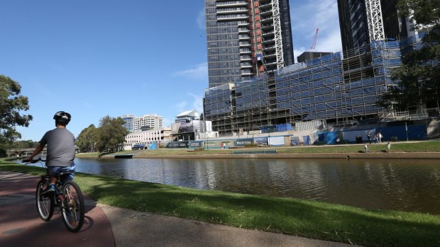 The proposed site of the Powerhouse Museum in Parramatta.