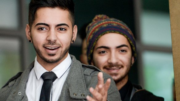 You Tube video terror pranksters Max and Arman Jalal at Melbourne Magistrates Court. 