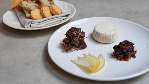 Go-to dish: Brianna Smith's house-made brie, with condiments.