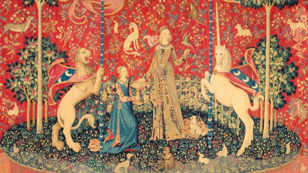 Taste from The Lady and the Unicorn tapestry series.