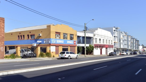 Keenly sought: 38-42 Princes Highway, St Peters, sold for residential conversion.