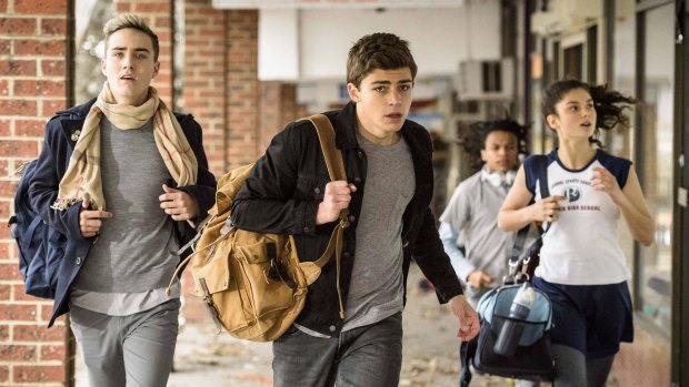 There is much running between dimensions in Nowhere Boys: Two Moons Rising.