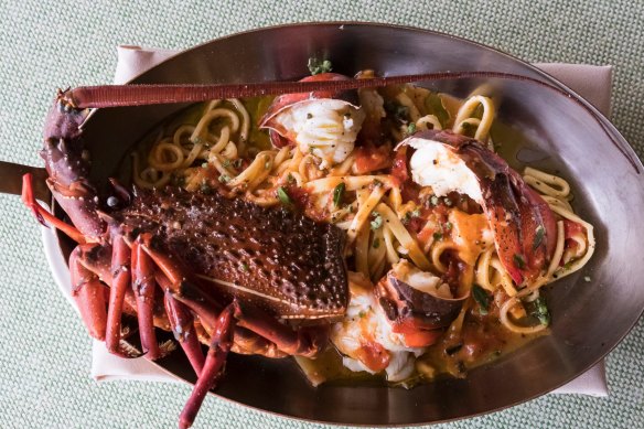 Go-to dish: House-made tagliolini with lobster.