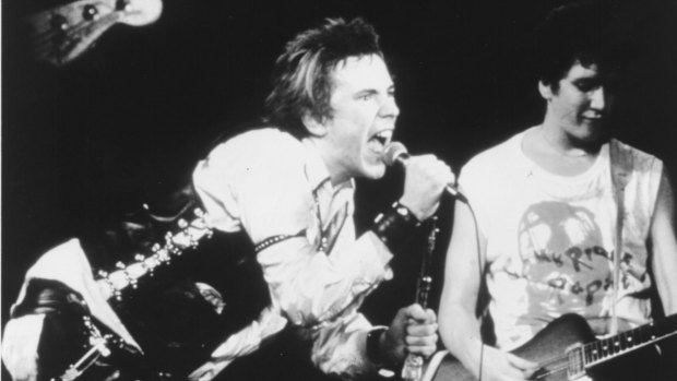 The Sex Pistols in full fury, live in 1978.
