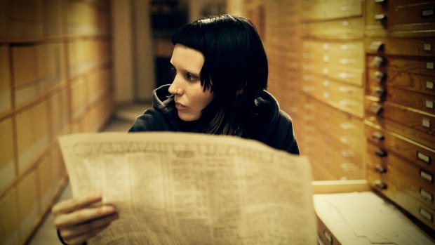 Rooney Mara in <i>The Girl with the Dragon Tattoo</i>.