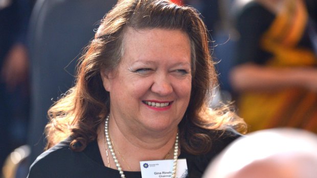 A contractor working at Gina Rinehart's mine site noticed an “unusual discoloration” inside the kiwi fruit from the dining hall.