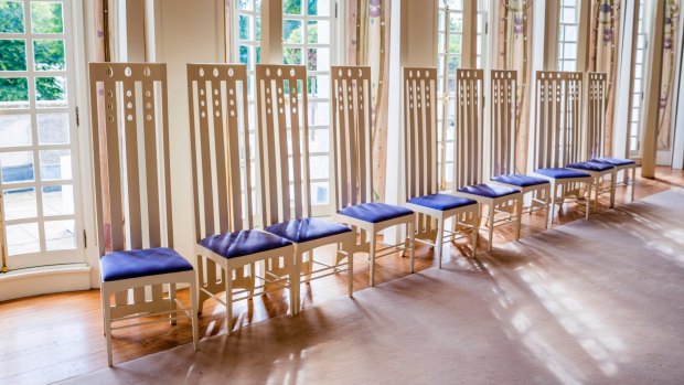 Chairs in the Music Room.