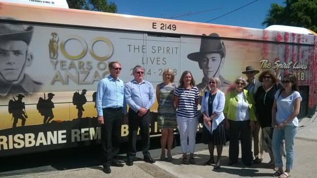 Decendants of the Patterson family: (from left) Jeff Cranley, Rick Cranley, Jenny Whittom, Sue Hunter, Margaret McDonald, Ann Yule, Ray Yule, Elizabeth Dow, Isobel Yule