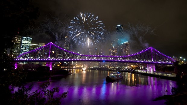 Brisbane's Riverfire celebrations in 2014.