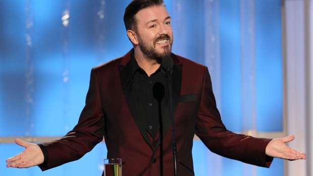 Comedian Ricky Gervais: spoke out about cruelty to dogs in China.