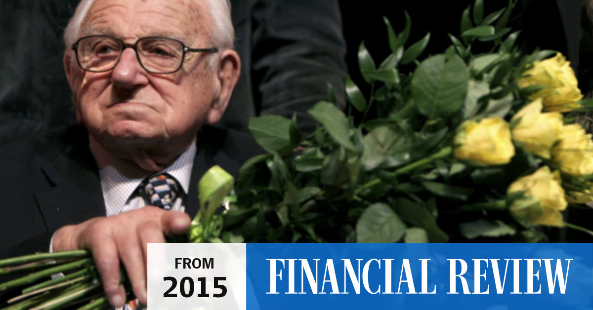 Nicholas Winton, rescuer of 669 children from the Holocaust, dead at 106