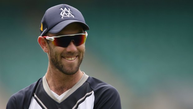 Dark to light blue?: Glenn Maxwell could be on the move to NSW following his comments about having to bat below wicketkeeper Matthew Wade with Victoria.