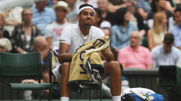 Nick Kyrgios: "As soon as I lost the first set, I just lost belief. Obviously felt like a mountain to climb after losing the first."