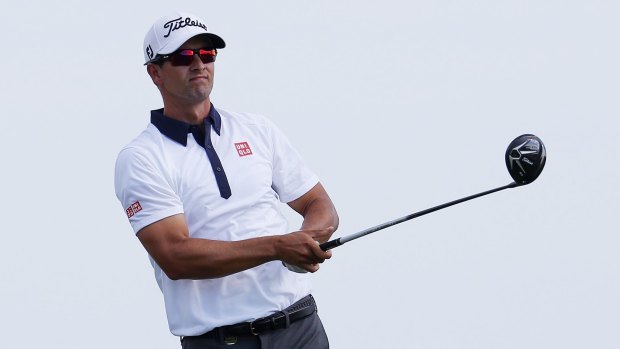 Over and out: Adam Scott has struggled in the back end of 2015.