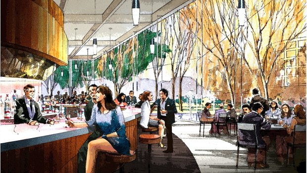 An artist's impression of what the redeveloped Canberra Casino will look like.
