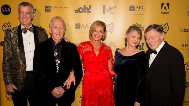 Tour de Cure organisers (L-R): Andrew Robinson, Paul Hogan, Dominique Robinson, Delvene Delaney, and John Cornell.