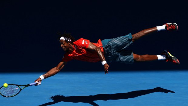 Murray will play either Gael Monfils, pictured, or Milos Raonic in his next match.