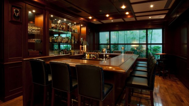 The stylish bar offers excellent Japanese whisky (as well as scotch). 