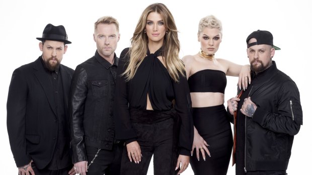 The current crop of coaches on Channel Nine's singing reality show, <i>The Voice</i>.