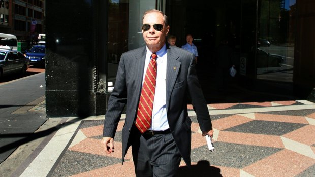 Former Knox Grammar School teacher Adrian Nisbett appearing at the Downing Centre court in central Sydney on sex offences in 2010. 