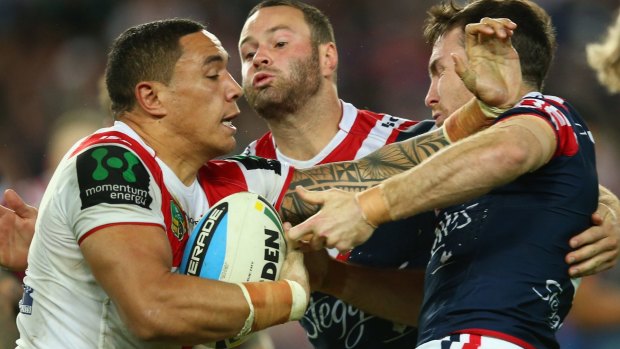 Strong: Tyson Frizell and the Dragons are still looking good. 