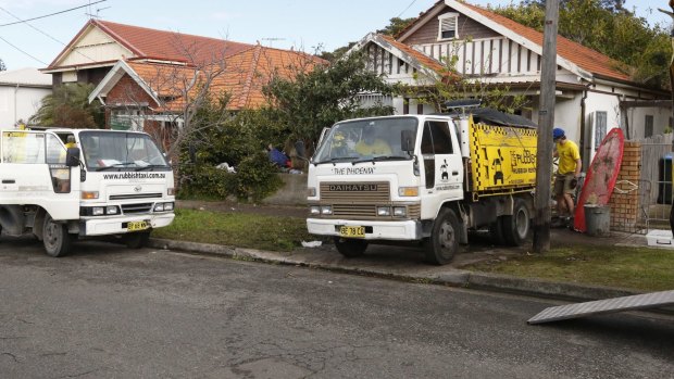 Forced clean ups, such as this one at the Bobolas family home in Bondi, do not address the underlying health problem.