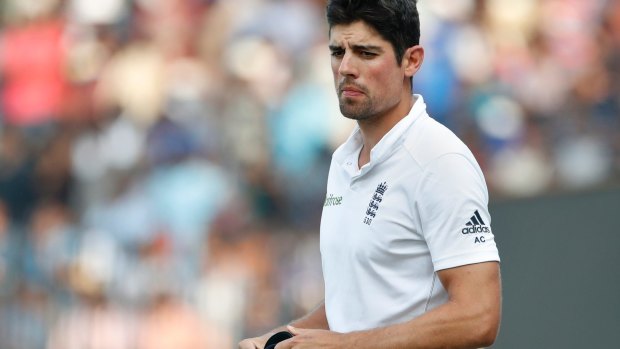 Stepping down: England captain Alastair Cook.