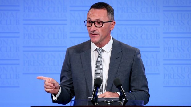 "I take a long view about our chances in the lower house": Greens leader Richard Di Natale.