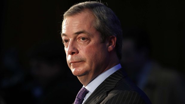 Leader of the United Kingdom Independence Party (UKIP), Nigel Farage.