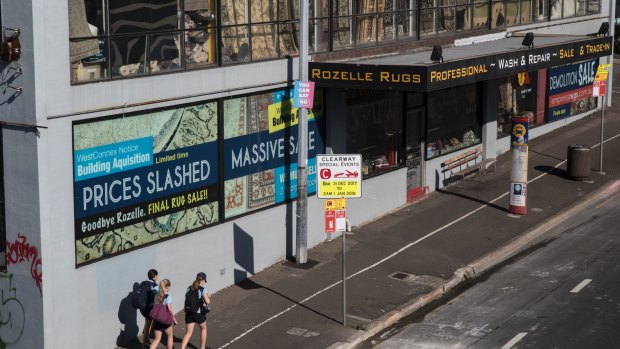 The Rozelle Rug Shop on Victoria Road, which has been closing down for more than a decade is finally closing down.