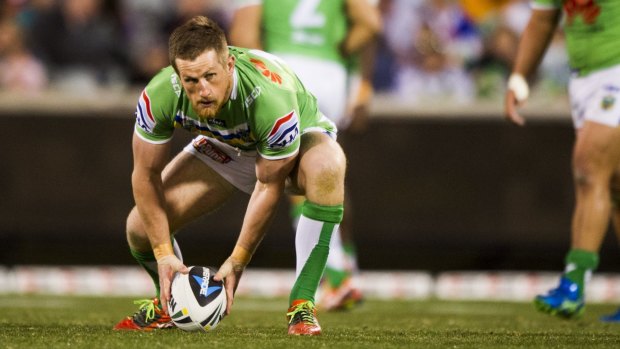 Canberra Raiders player Josh McCrone has earned a first-grade recall for Sunday's clash with Penrith. 