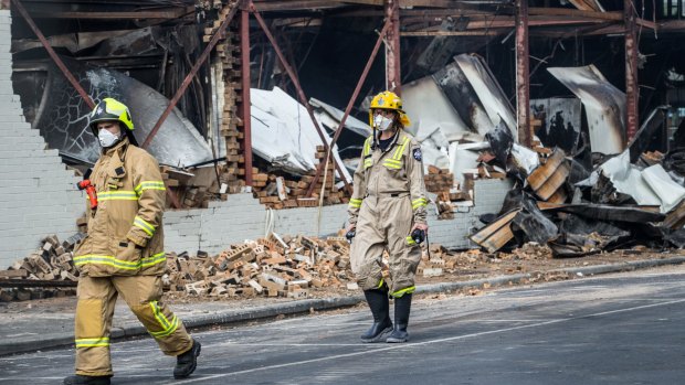 Fire gutted the iconic Little Saigon market on Tuesday.