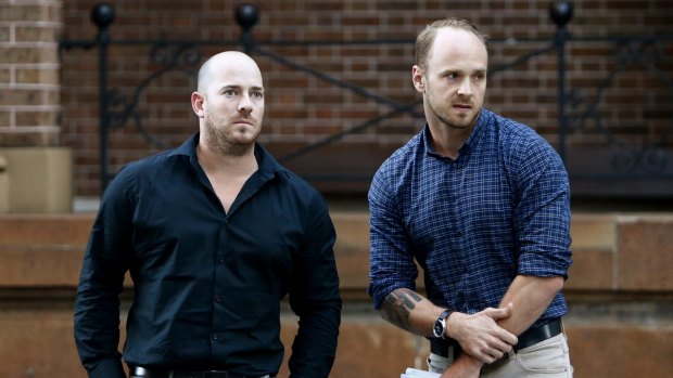 Todd Fisher and Corey Cameron escaped from an explosion and fire that rocked their Rozelle home. Their flatmate Chris Noble died.