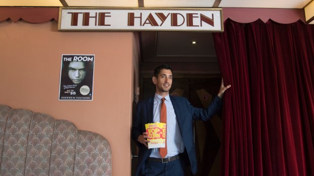 The deputy general manager of the Cremorne Orpheum Alex Temesvari says the best way to enjoy The Room is to "give into its charms" . 