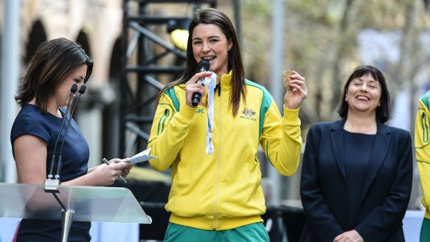 Sharni Layton tells Diamonds fans about how she broke her Netball World Cup winners medal.