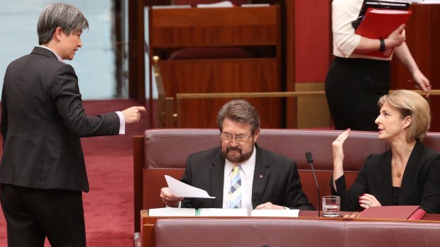 Senator Derryn Hinch told Federal Parliament that transvaginal mesh devices rivalled Thalidomide as one of Australia's worst health scandals.