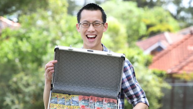 Maths teacher Eddie Woo is in the new TV series Teenage Boss, which teaches young people how to manage money. 