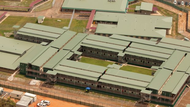 The  Wickham Point Immigration Detention Centre 50 kilometres outside Darwin.