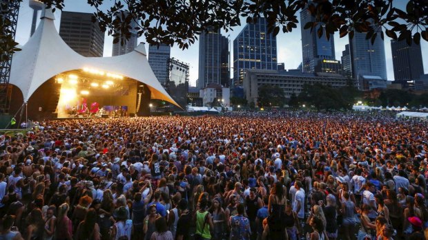 Field Day attracted more than 28,000 people to The Domain.