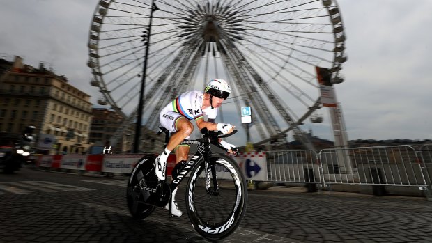 World time trial champion Tony Martin (Team Katusha).