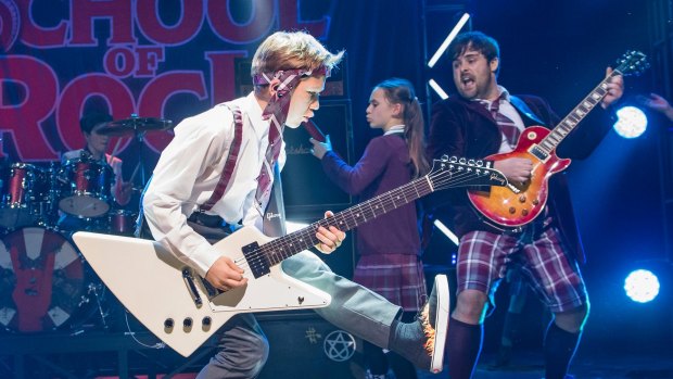 A scene from School Of Rock at the New London Theatre.