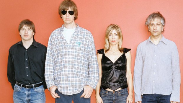 Sonic Youth with Thurston Moore (second from left) and his former wife Kim Gordon.