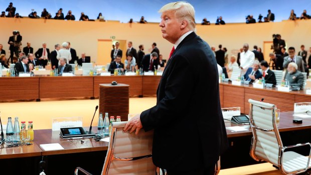 US President Donald Trump has found himself isolated at the G20 summit on the issue of climate change.
