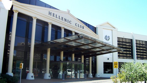 The Hellenic Club in Woden, now covering 4500 square metres, is a popular place for weddings and is home to two award-winning restaurants. 
