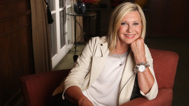 Olivia Newton-John, pictured in 2014, revealed her diagnosis on Facebook.
