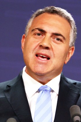 Focus on the economy: Treasurer Joe Hockey